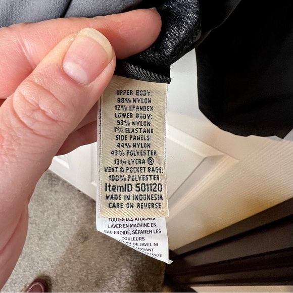 L.L. Bean Black and Gray Jacket with Purple Accents - Picture 11 of 12